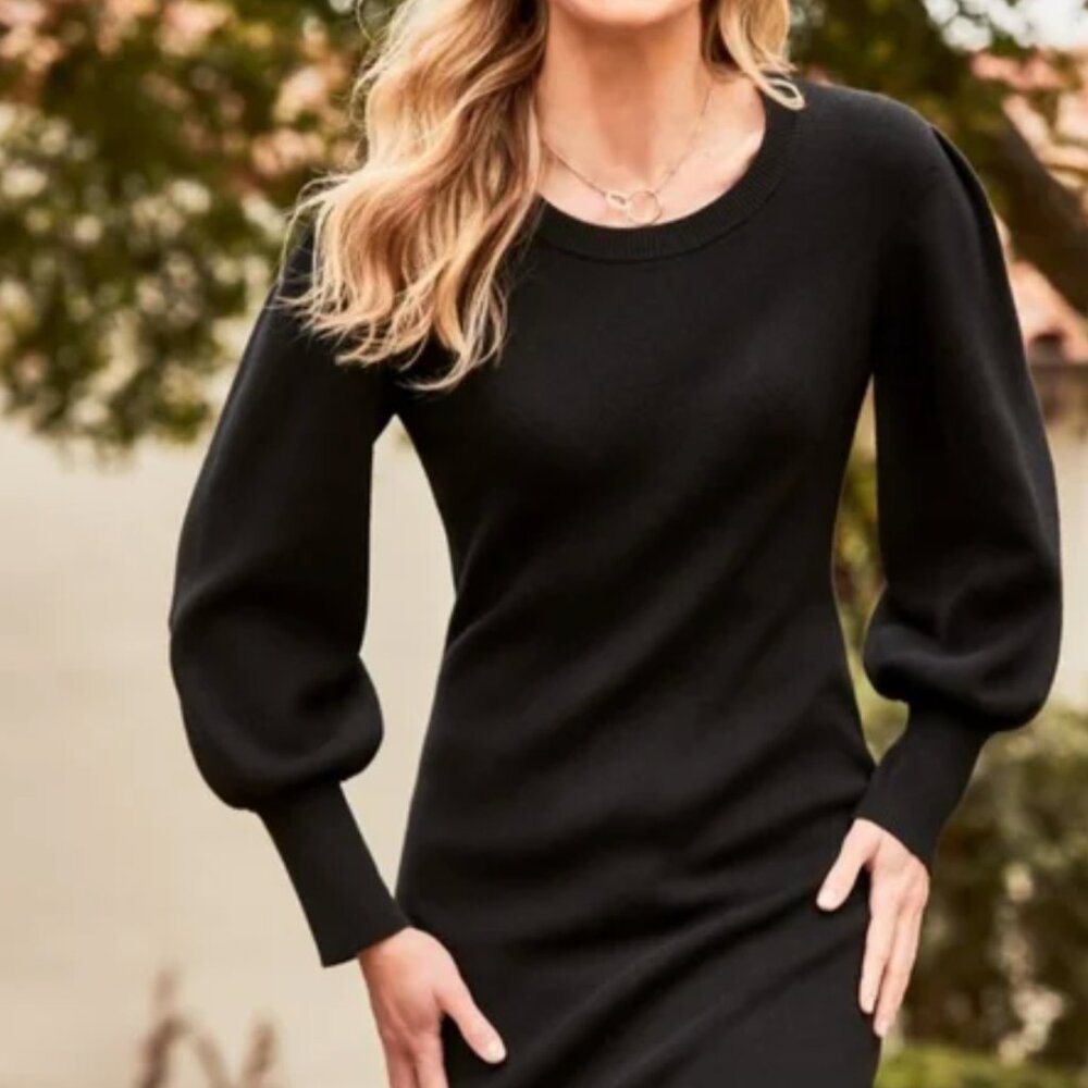 Tommy Bahama Black Sweater Dress
